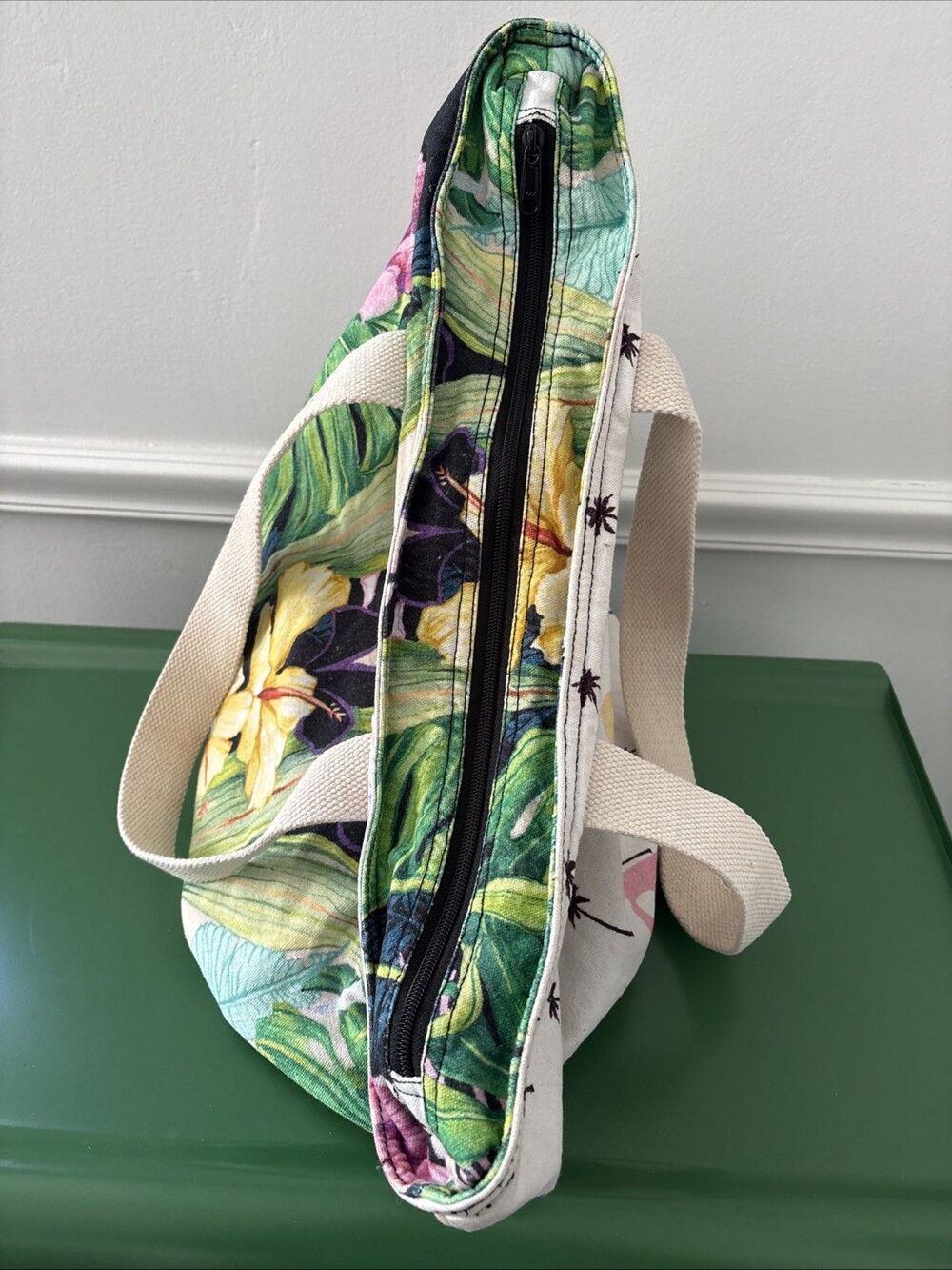 RIP Curl X Lauren Roth Limited Edition Beach Bag Tote Floral Aloha Hawaii Women - Picture 6 of 11